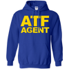 Image of ATF Agent Shirt Navy Blue Front Back ATF Law Cosplay