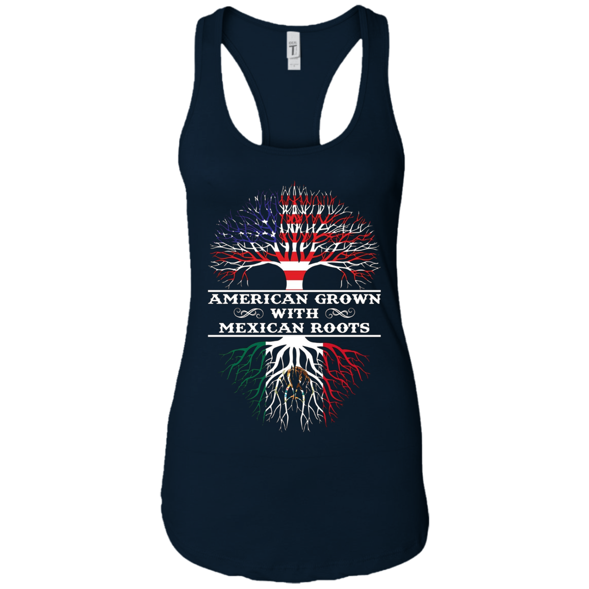 American Grown With Mexican Roots Tee Shirt