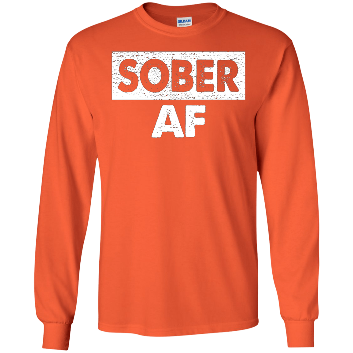 'Sober AF' Cool Sobriety Shirt