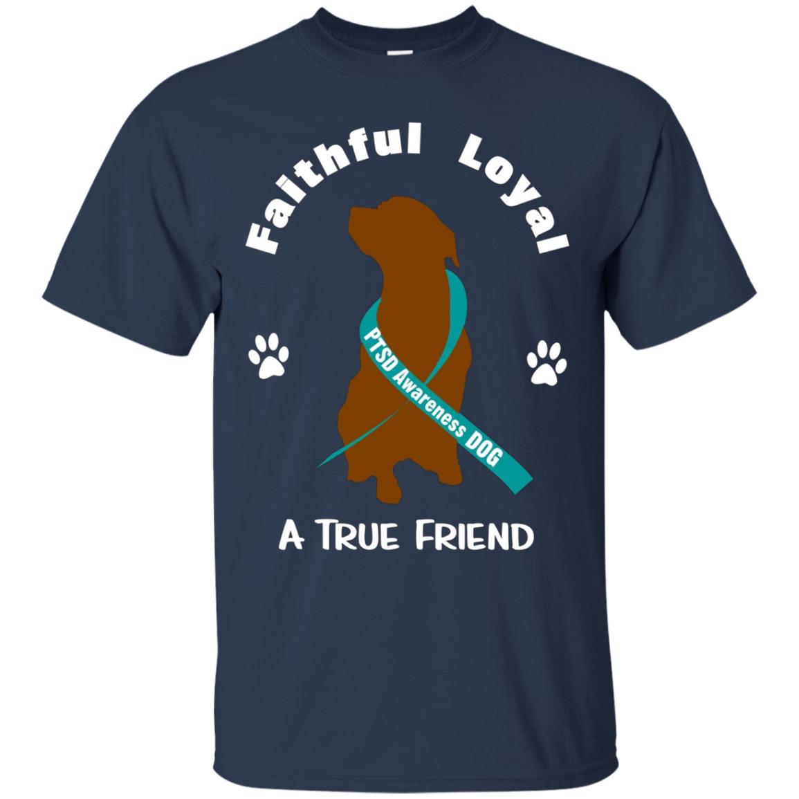 A True Friend PTSD Awareness Support Dog Shirts
