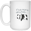Image of "Five More Minutes" Cute Sleeping Panda Shirt