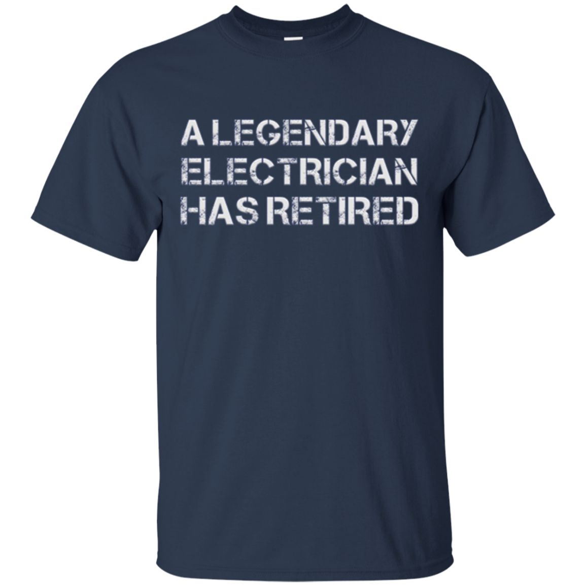 A Legendary Electrician Has Retired Long Sleeve Gift T-shirt