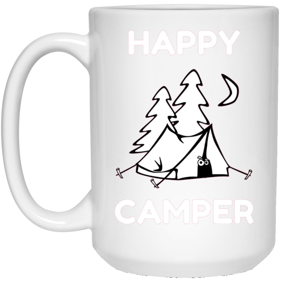 Funny Happy Camper Shirt for Kids, Men, Women, Toddler