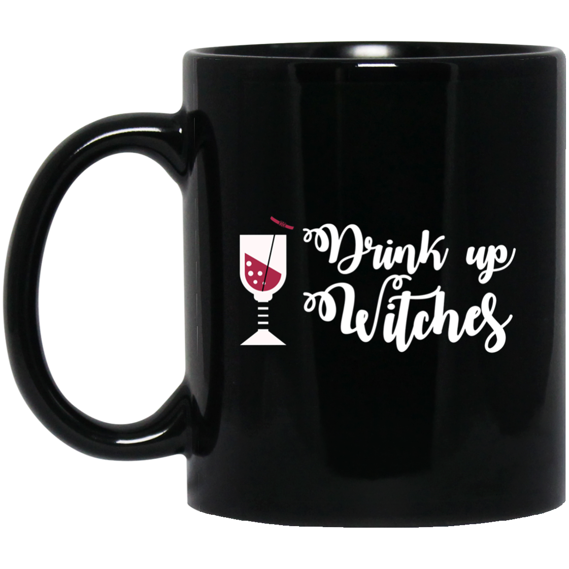 Funny Halloween Wine Lovers Shirt Women Drink Up Witches Tee