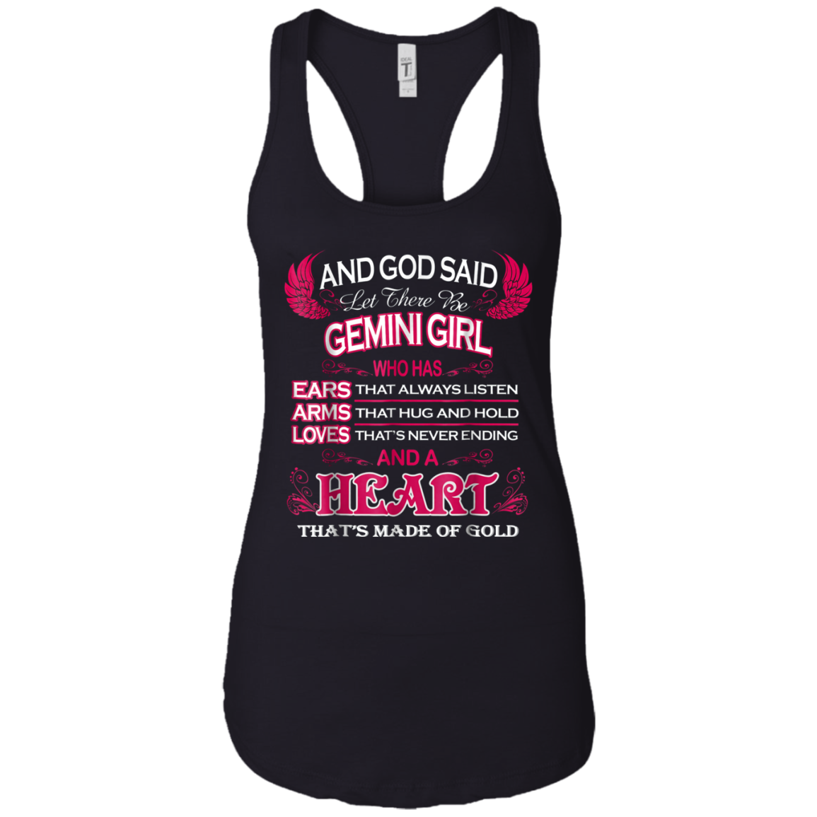 And God Said Let There Be Gemini Girl T-shirt