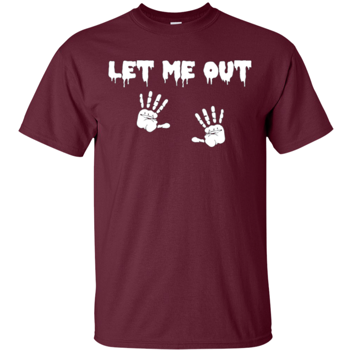 « Let Me Out » Grossesse Halloween Funny T-Shirt