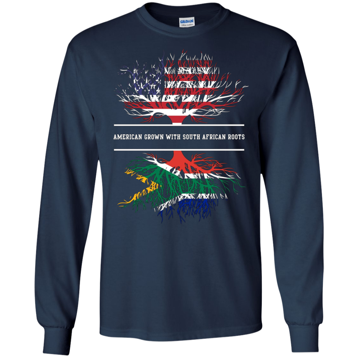 American Grown With South African Roots T-Shirt South Africa