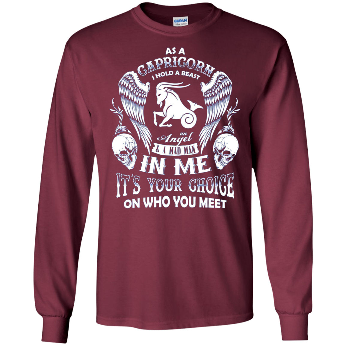 As A Capricorn I Hold A Beast And An Angel In Me Shirt