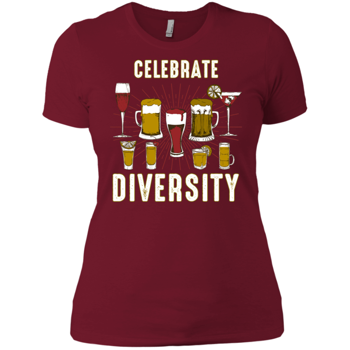 Alcohol Diversity Shirt Celebrate with Beer long sleeve