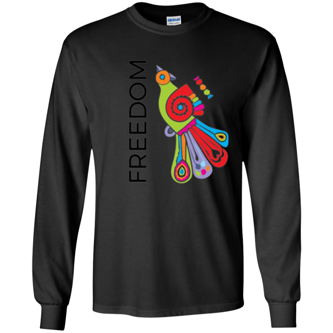"Freedom" Bright Colorful Bird Diversity Unity T-Shirt