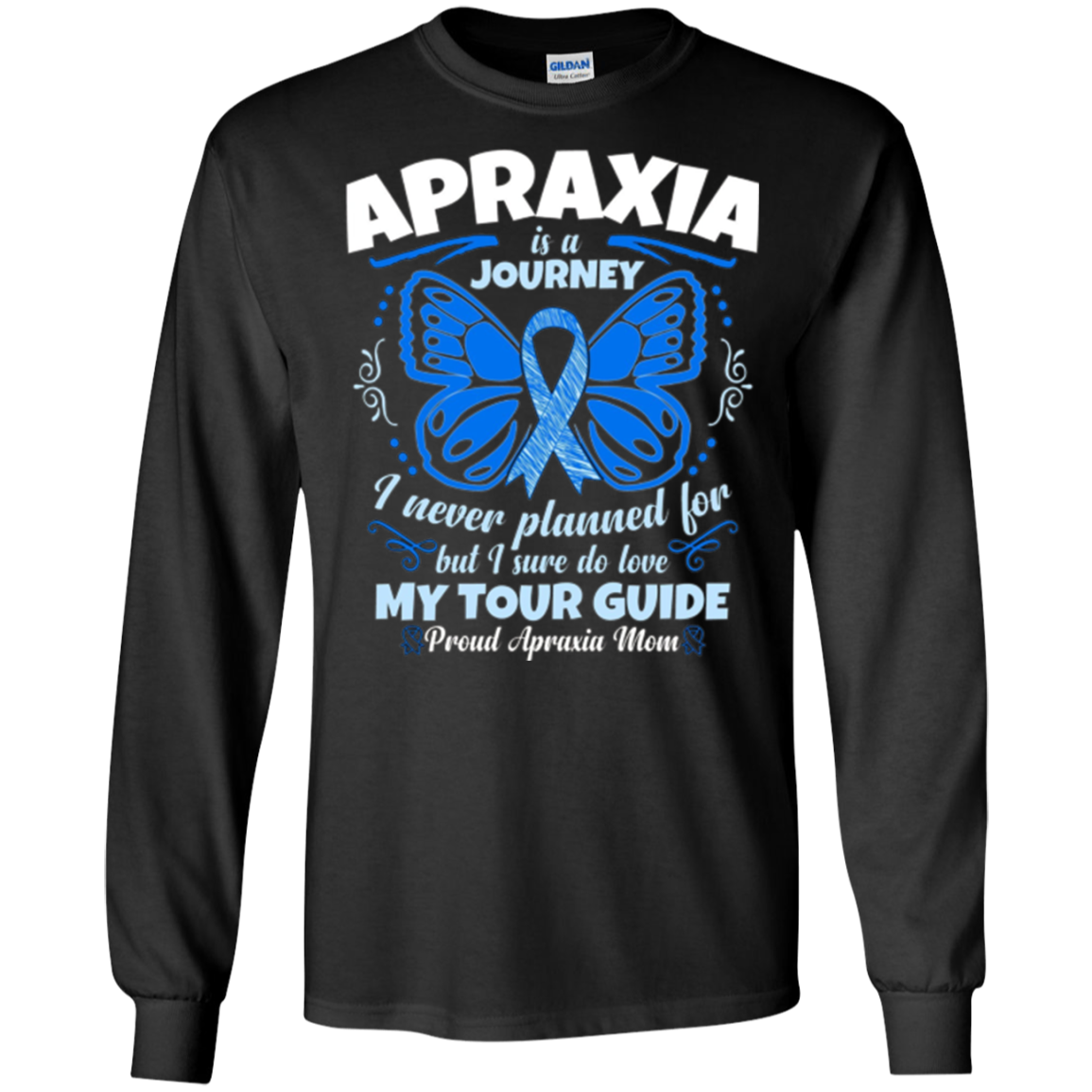 Apraxia Awareness T Shirt - Proud Apraxia Mom