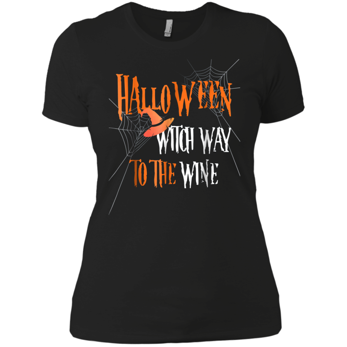 Witch Way To The Wine T-SHIRT Funny Halloween Shirt