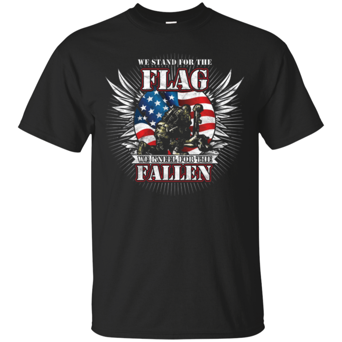 'We Stand For The Flag, We Kneel For The Fallen' Shirt