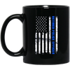 Image of American Flag Retired Police Officer Shirt