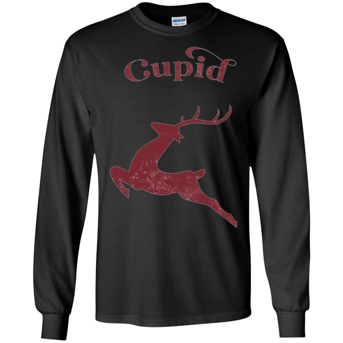 Santa Reindeer T-Shirt of Cupid