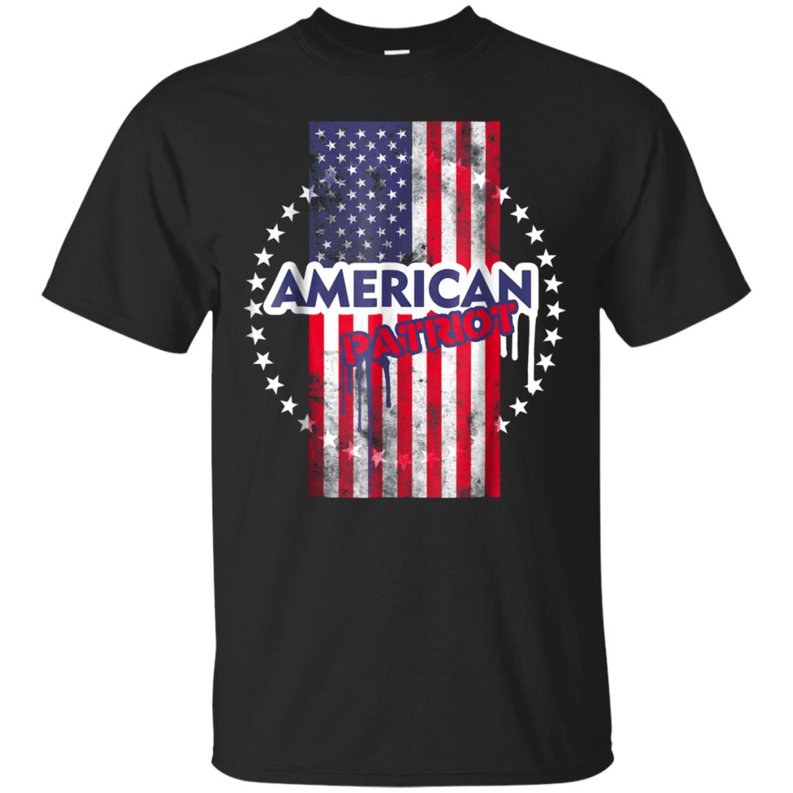 American Patriot - Unique Flag Holiday T Shirt 4th July Gift