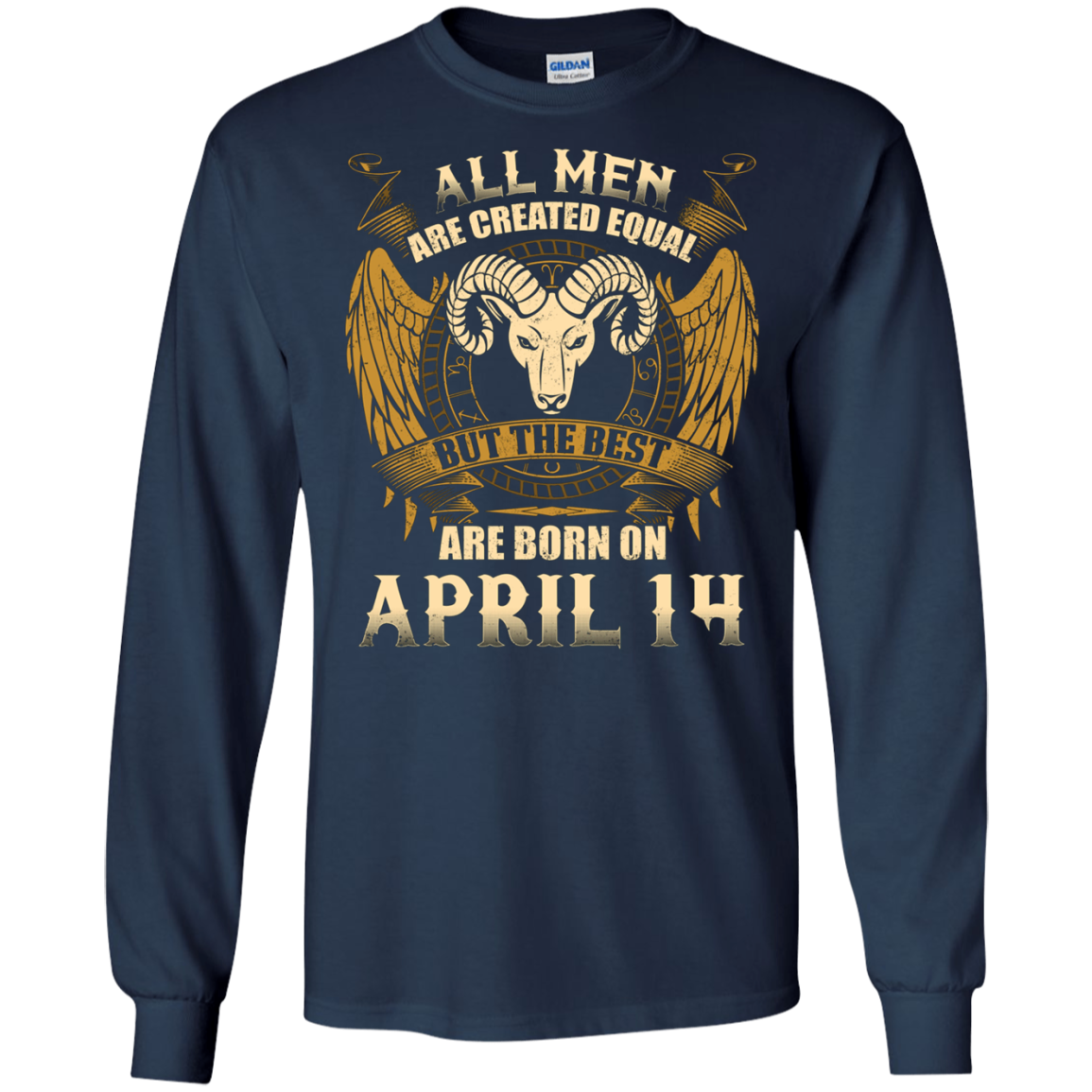 All Men Are Created Equal The Best Are Born April 14th Tee