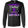 Image of ALZHEIMER'S comes with a son who never gives up t shirt