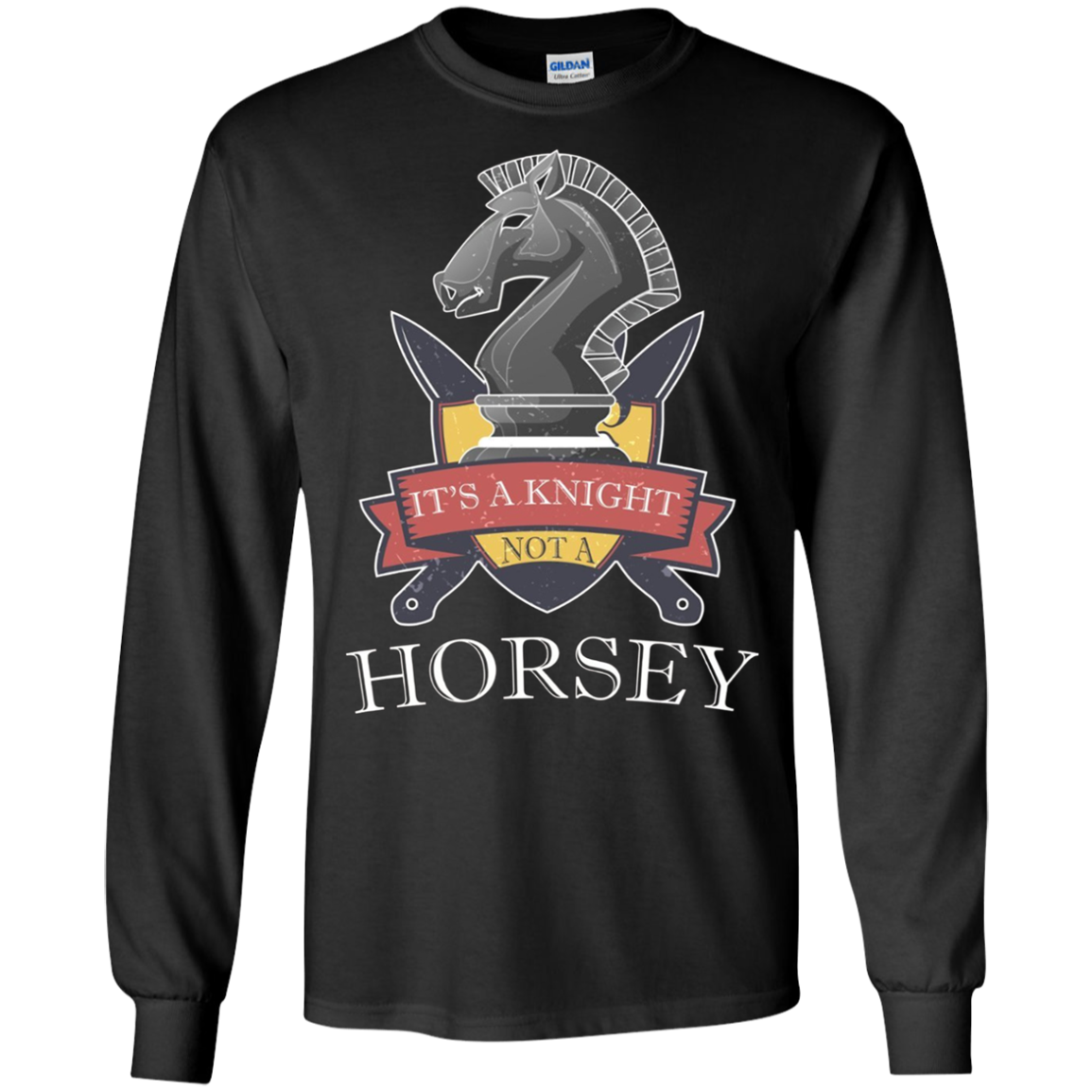 Witty Chess Piece Tees - It's A Knight, Not A Horsey T-Shirt