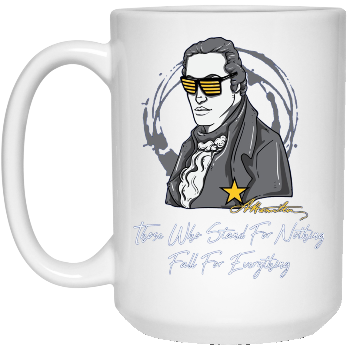 Alexander Hamilton Long Sleeve T-Shirt Founding Fathers USA