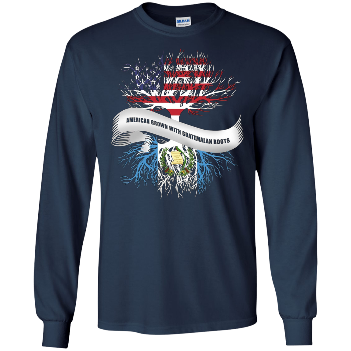 American Grown With Guatemalan Roots T-Shirt Guatemala Tee