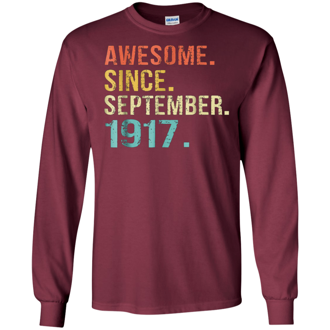 101st Birthday gift 101 Years Old Awesome Since September