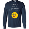Image of Autism Awareness: Autism is NOT contagious | Smiling T-Shirt