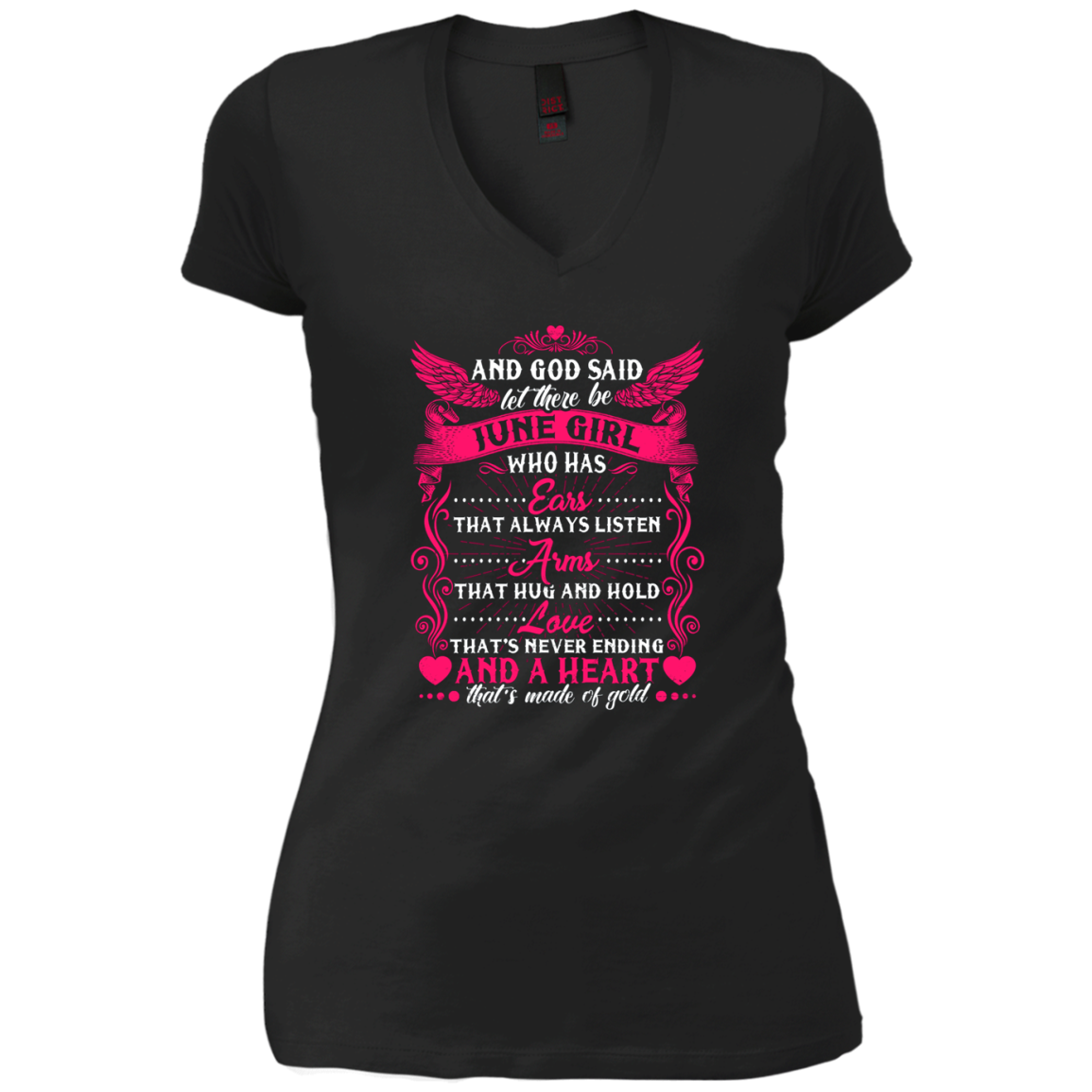And God Said Let There Be June Girl T-shirt