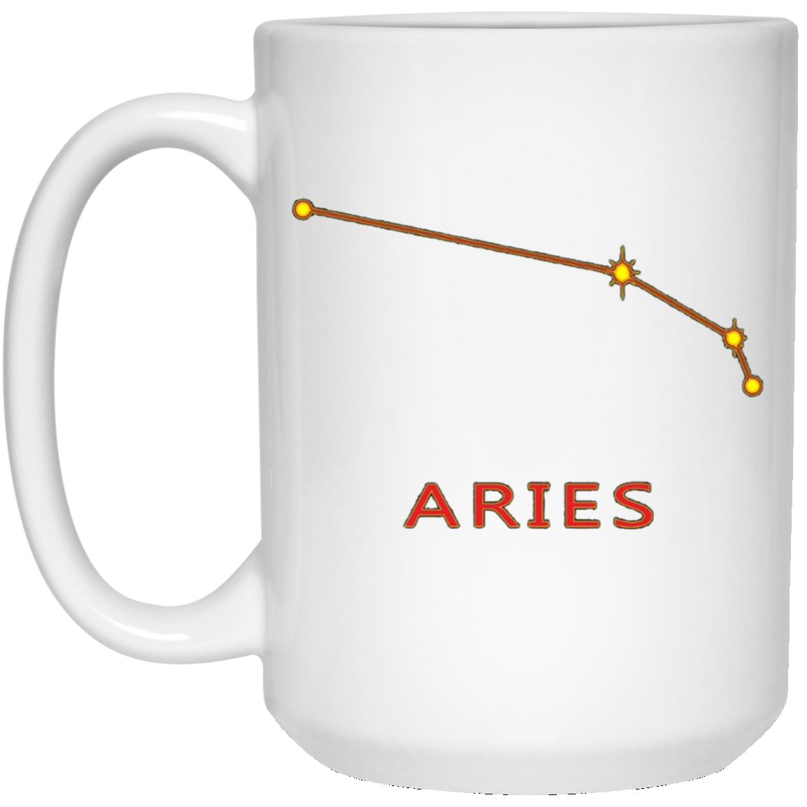 Aries Star Chart Zodiac Long Sleeve T-Shirt