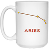 Image of Aries Star Chart Zodiac Long Sleeve T-Shirt