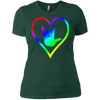 Image of American Sign Language Tshirt I love you - Rainbow - Pride