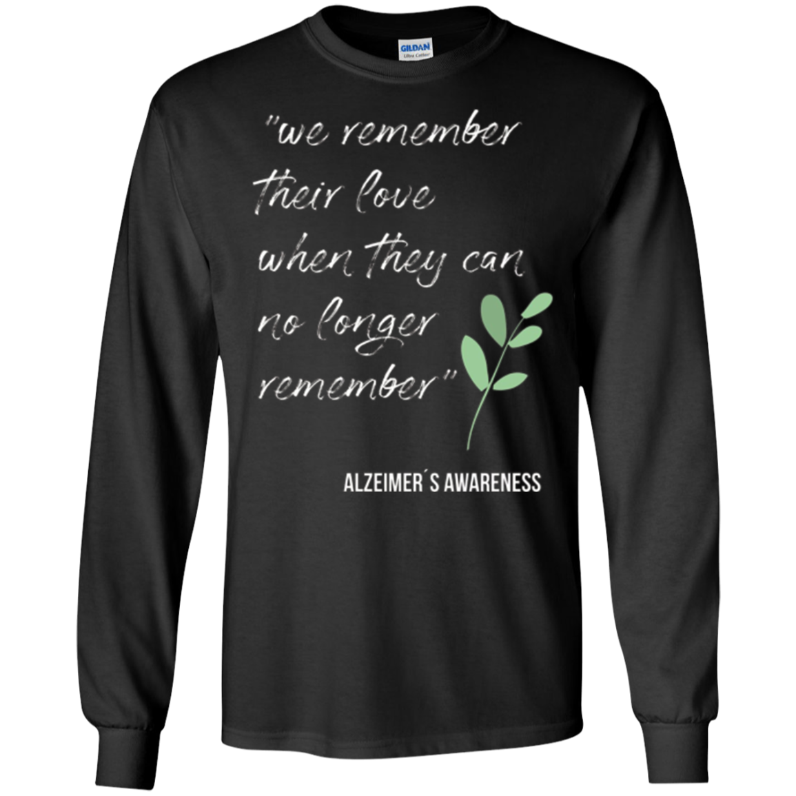 Alzheimer awareness t-shirt for family member and friends