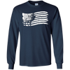 Image of American Flag T-Shirt With Elk Vintage Look