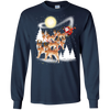 Image of Akita Dog Merry Christmas T Shirt