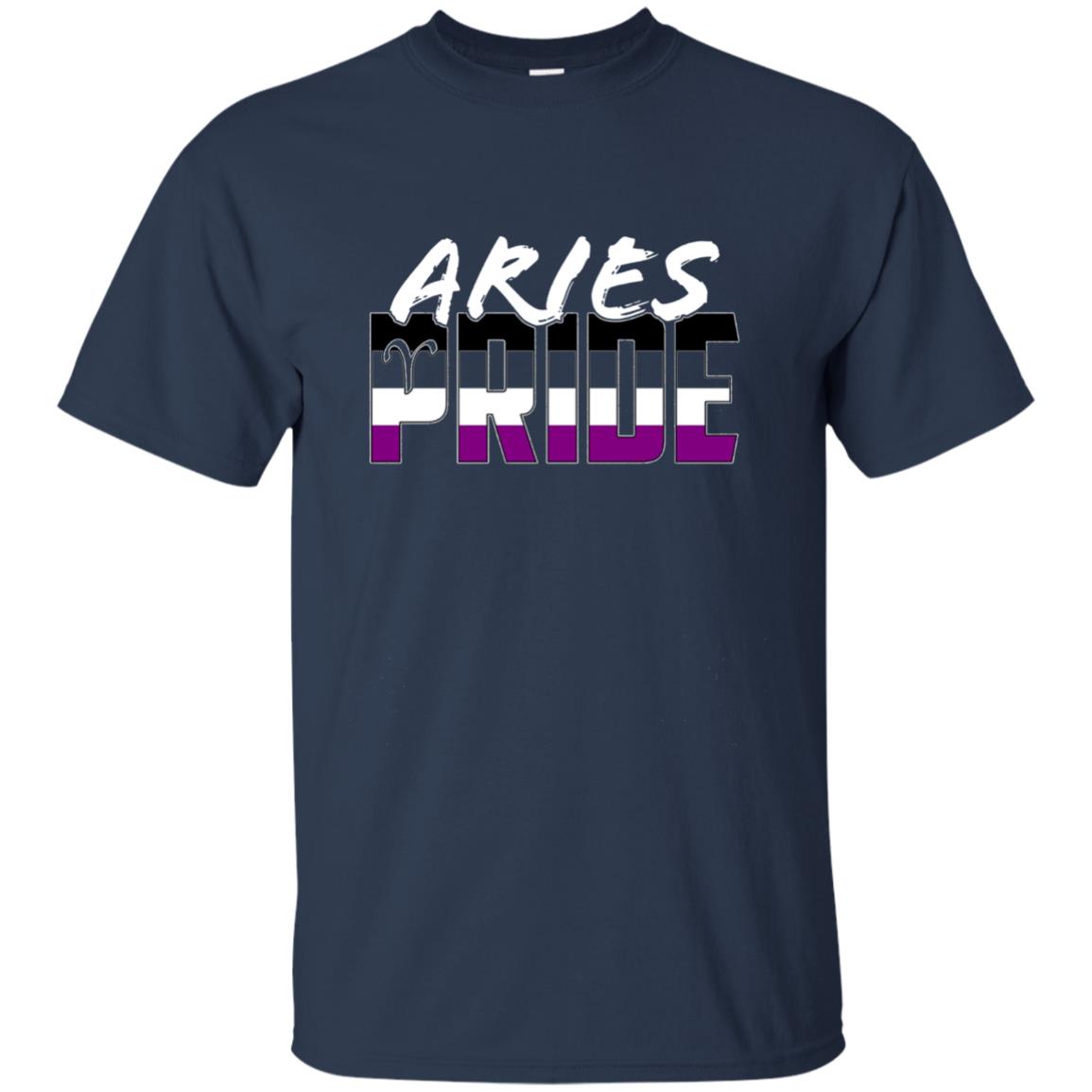 Aries Asexual Pride Flag Zodiac Sign Long Sleeve T-Shirt