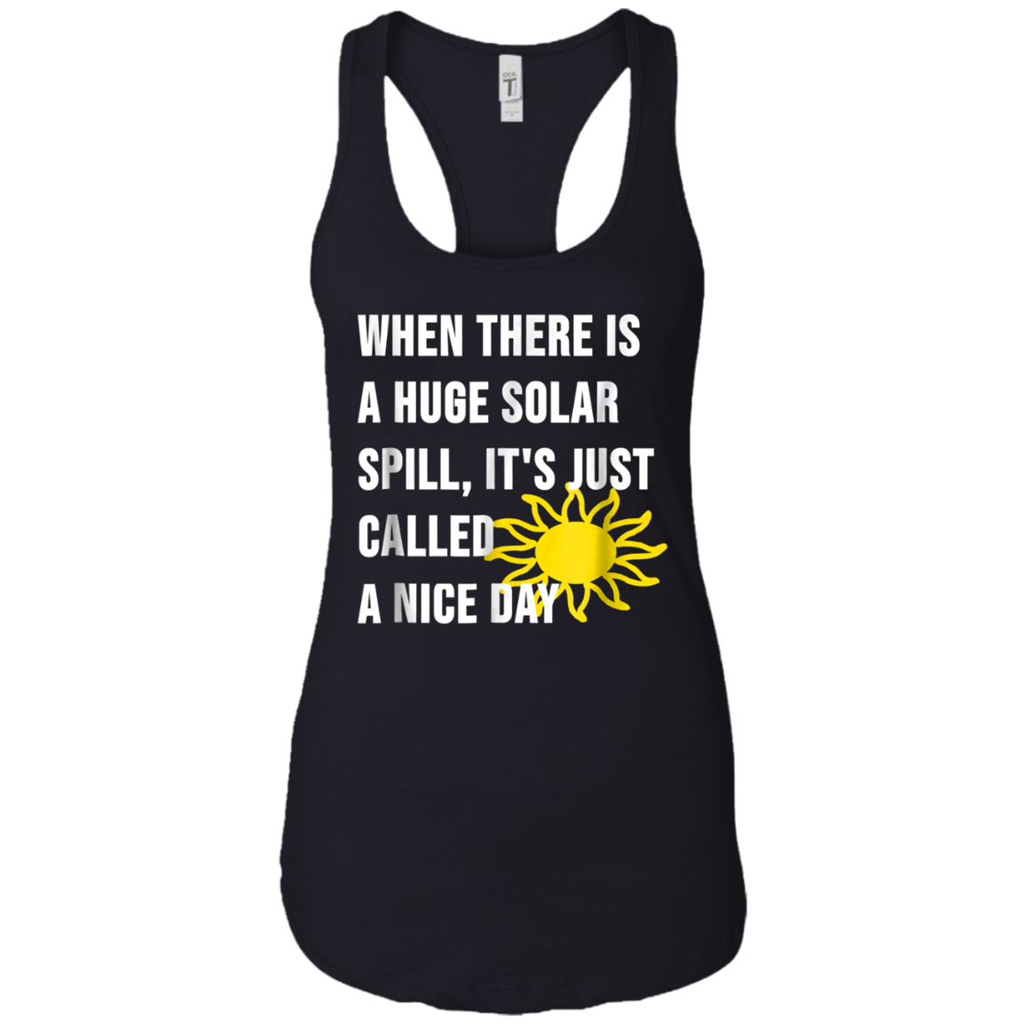 A Huge Solar Spill, Nice Day