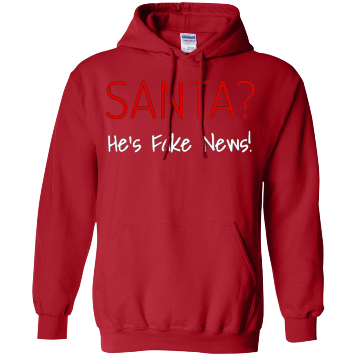 Santa Fake News T-Shirt Trump Joke Funny Christmas Gift
