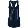 Image of American Flag Retired Police Officer Shirt