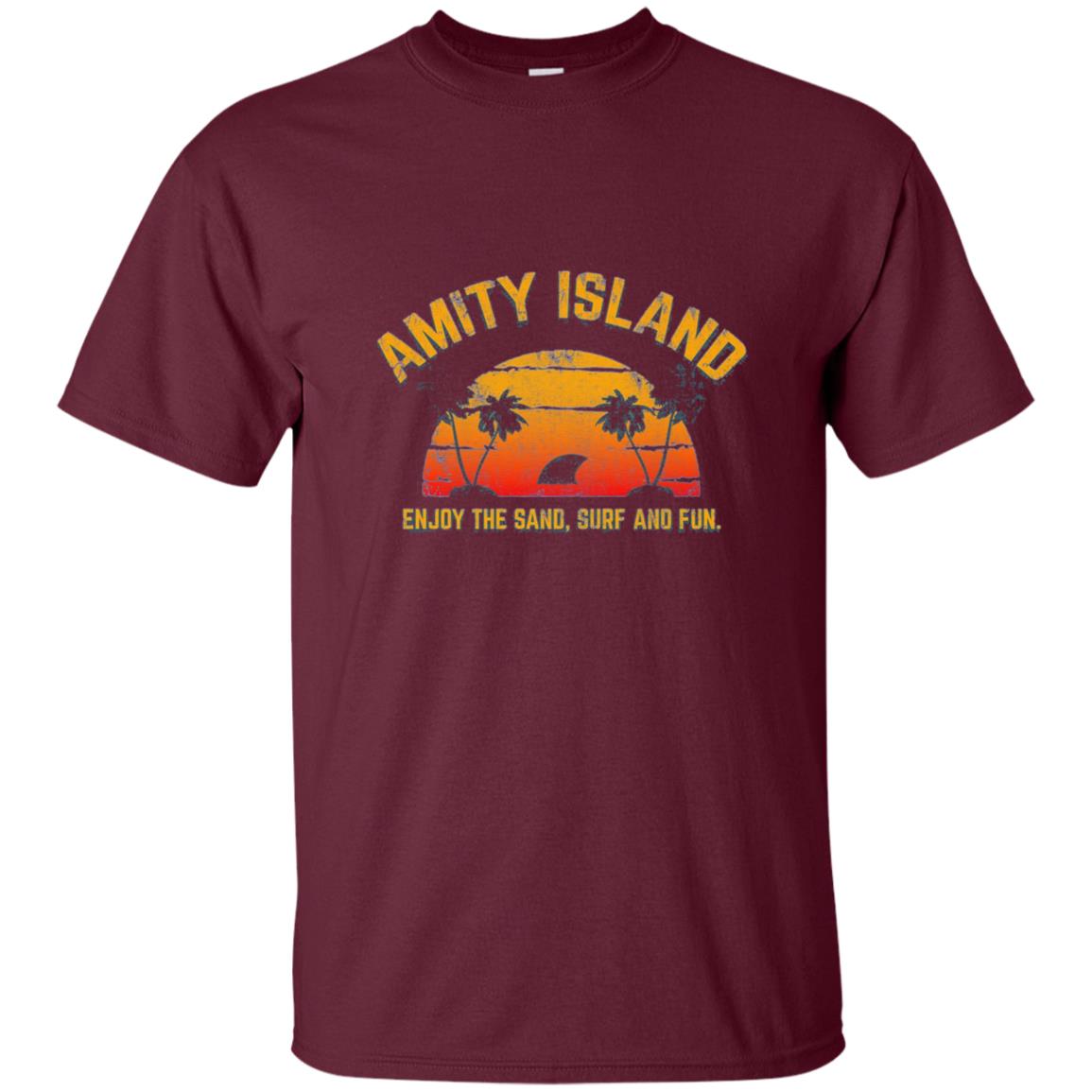 "Enjoy the Sand, Surf and Fun on Amity Island" Vintage Tee