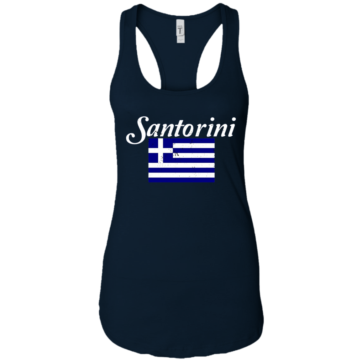 SANTORINI T Shirt Cool Greek Flag Island On The Aegean Sea
