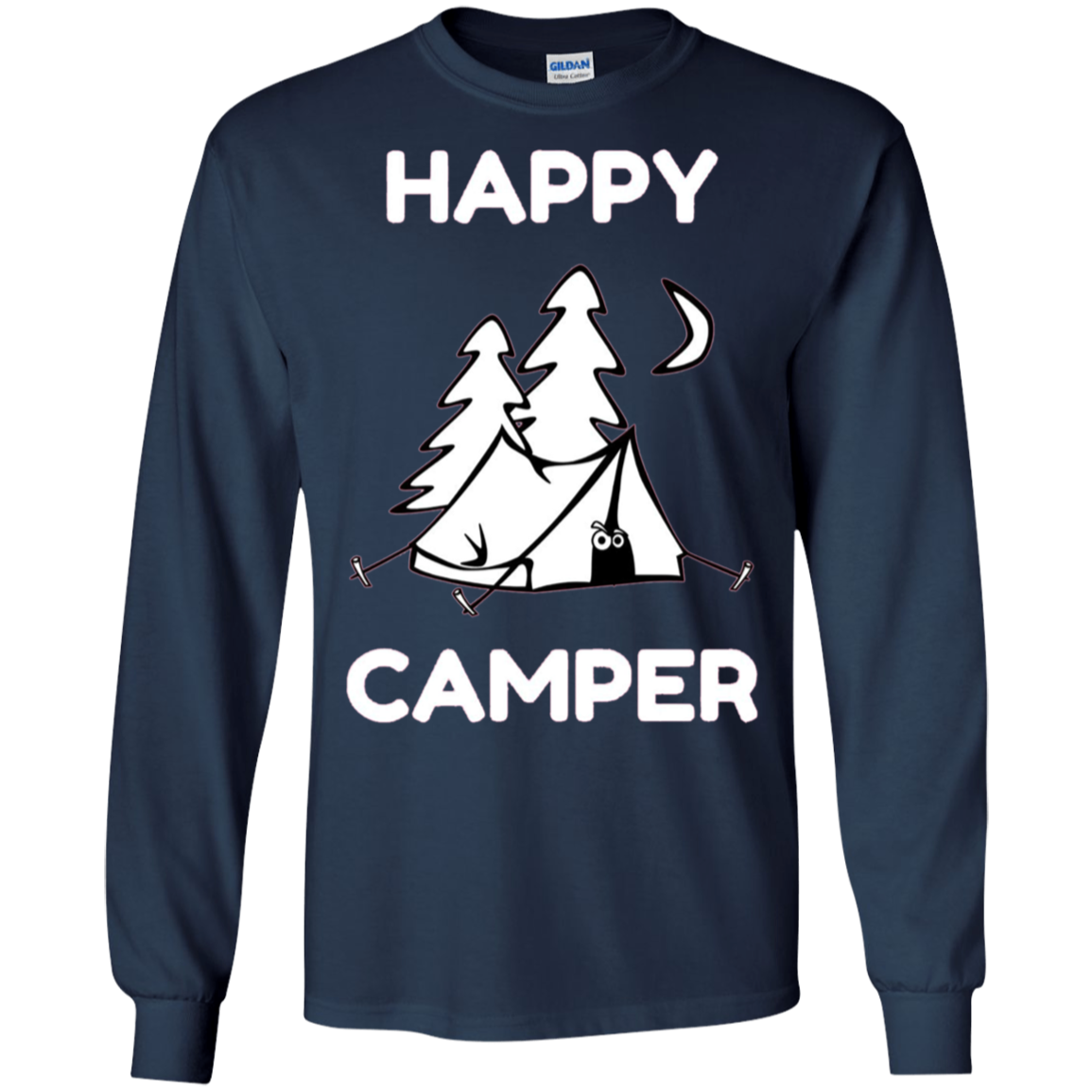 Funny Happy Camper Shirt for Kids, Men, Women, Toddler