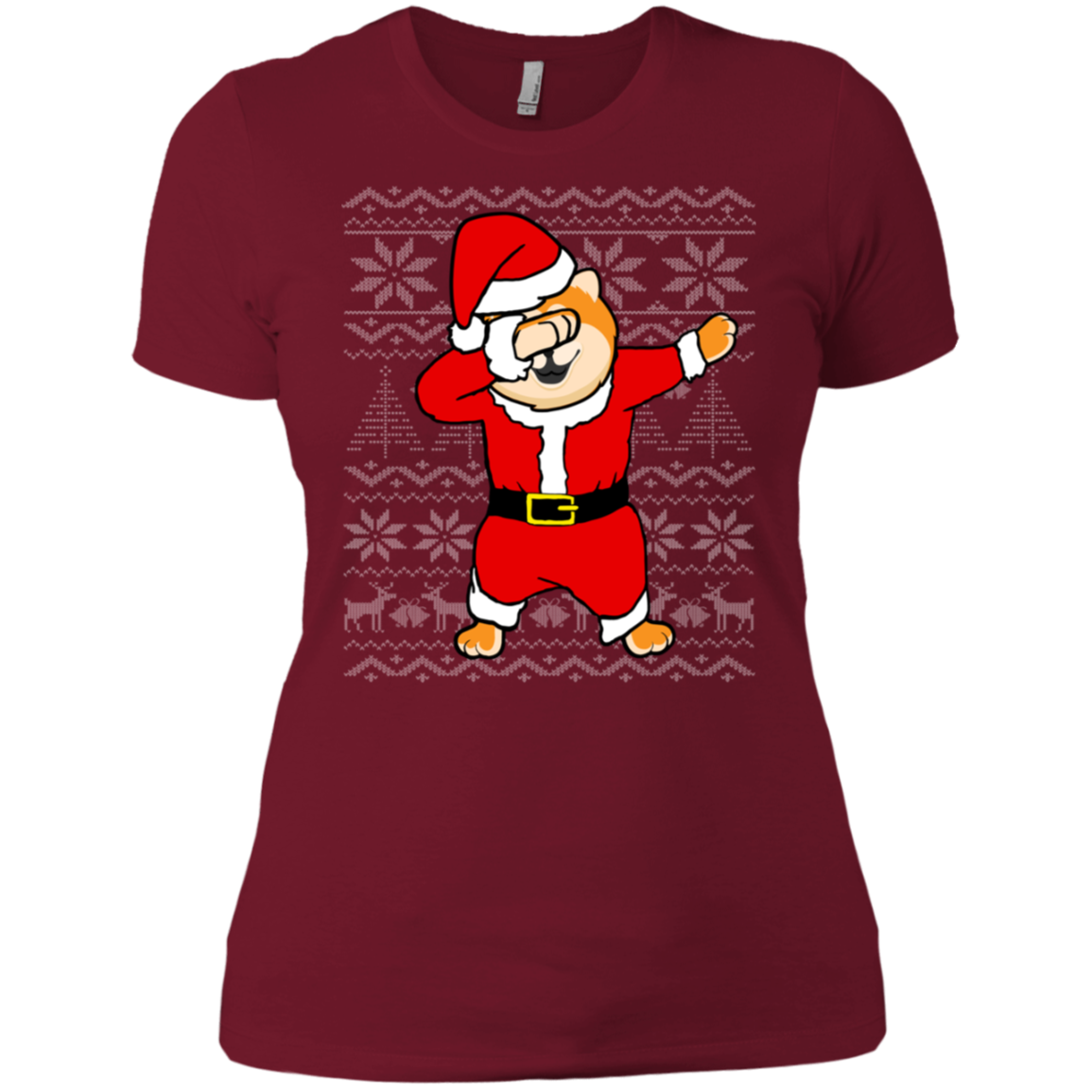 Akita Dabbing Santa Claus Merry Xmas Japanese