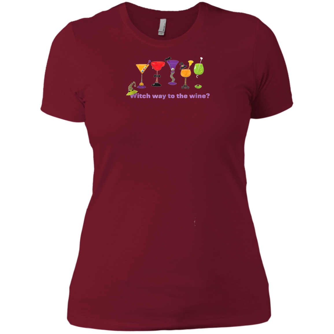 Witch Way To The Wine? Halloween T-Shirt, Cute Halloween Tee