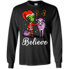 Image of Alien Santa Christmas Funny Ufo Reindeer T-Shirt