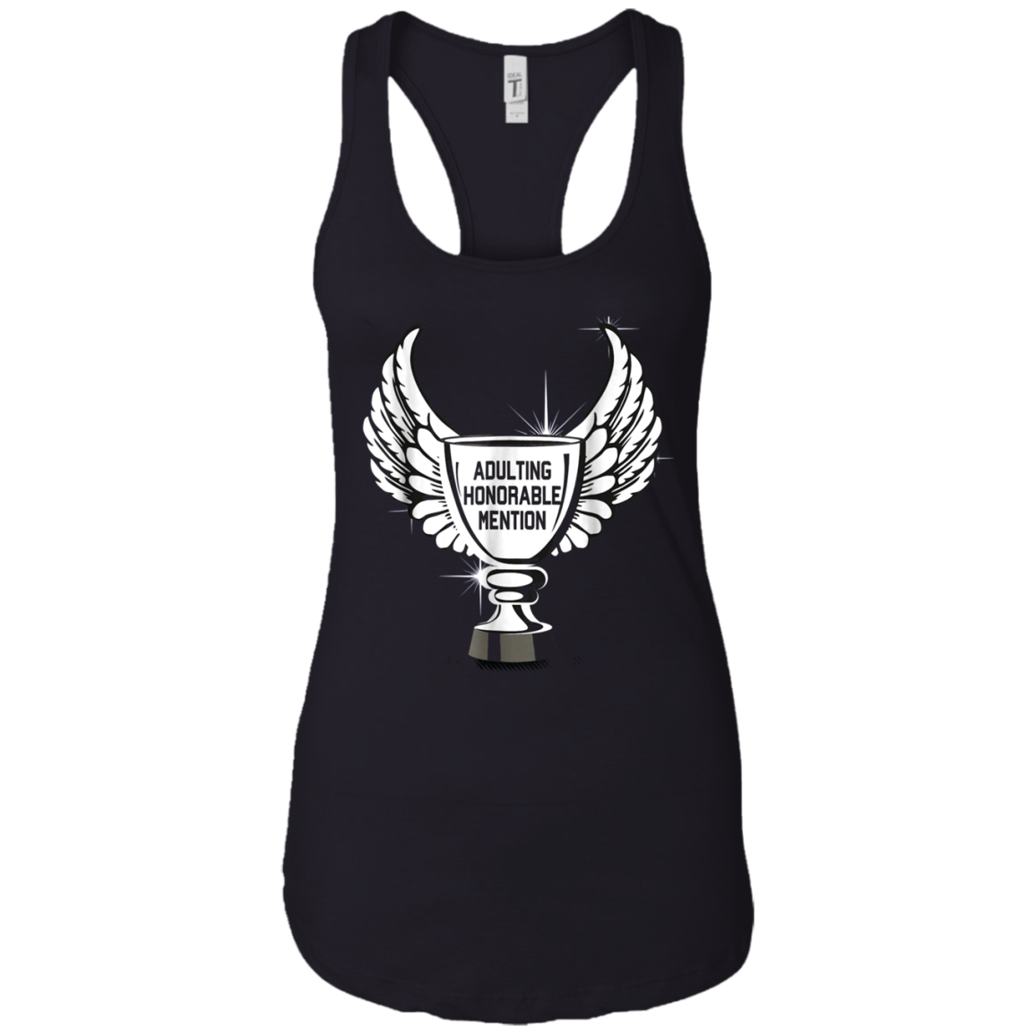 Adulting Honorable Mention Funny Trophy Graphic T-Shirt