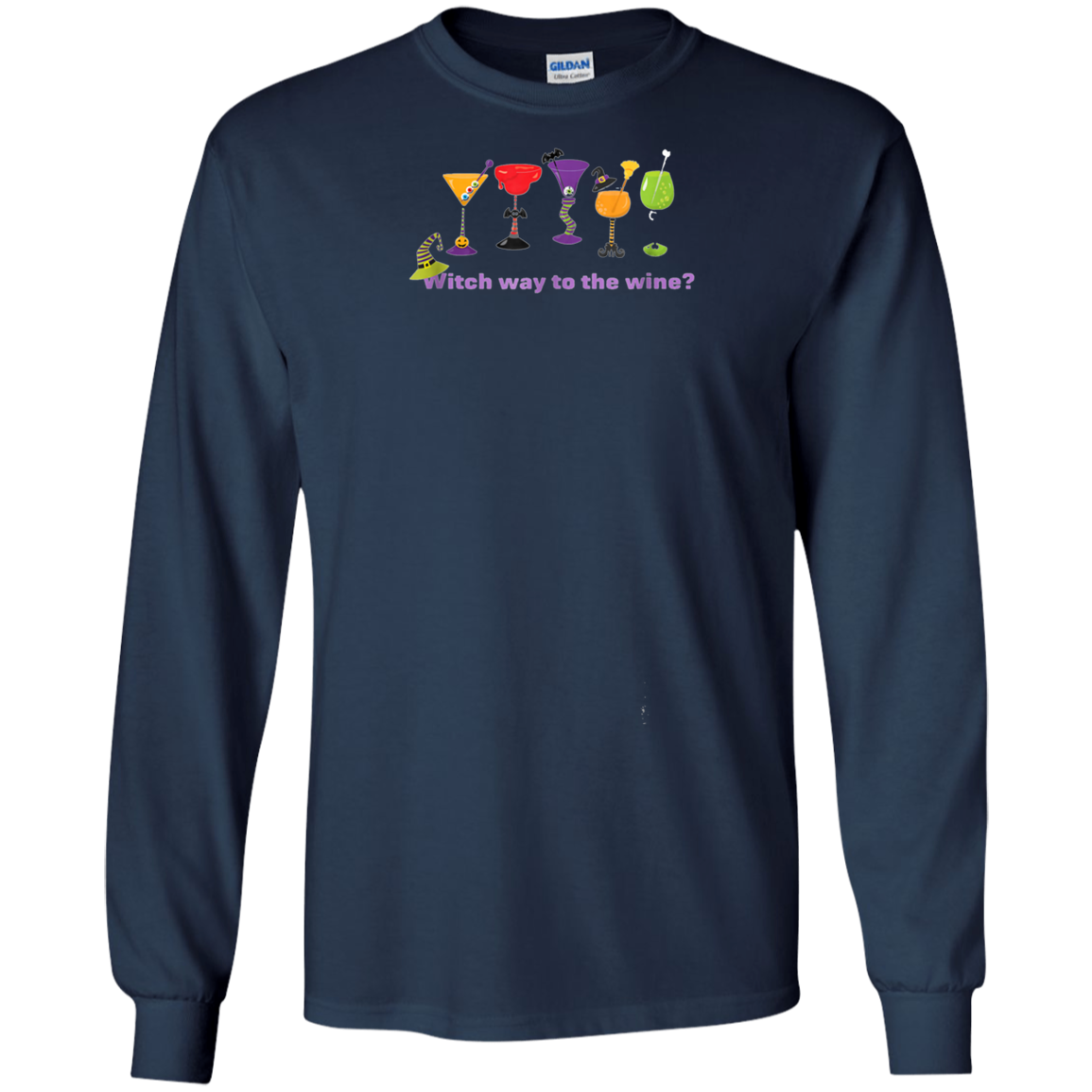 Witch Way To The Wine? Halloween T-Shirt, Cute Halloween Tee
