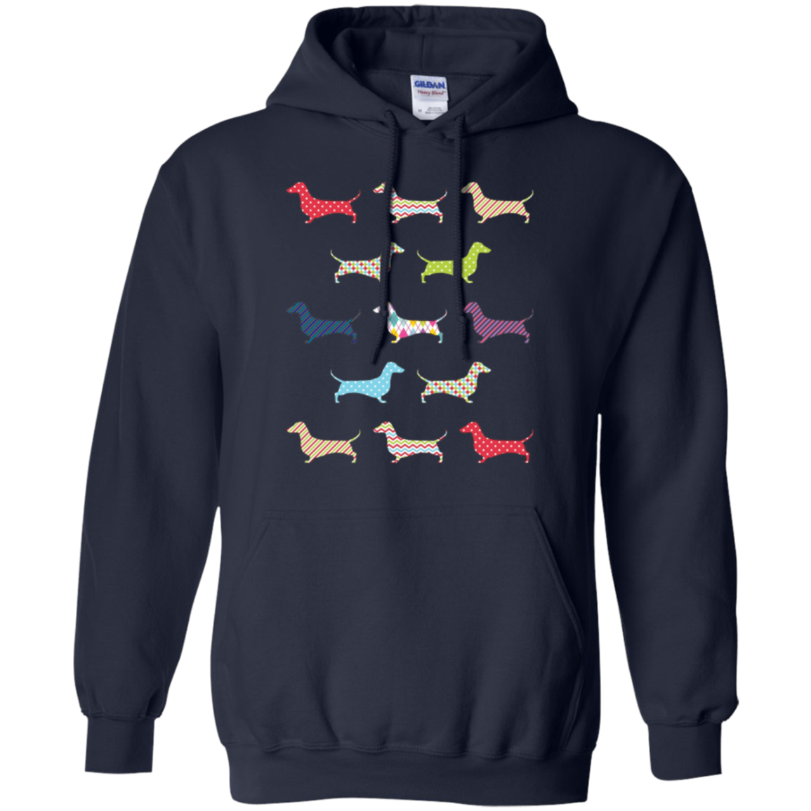 Christmas Wrapped Dachshund Funny Doxie T-Shirt