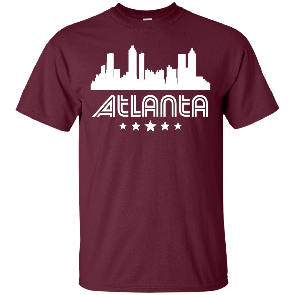 Atlanta Georgia Skyline Retro Style T-Shirt