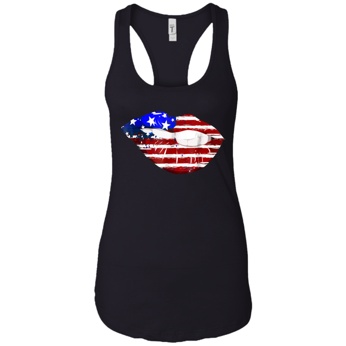 American Flag Sexy Lips Shirt -July 4th Gift