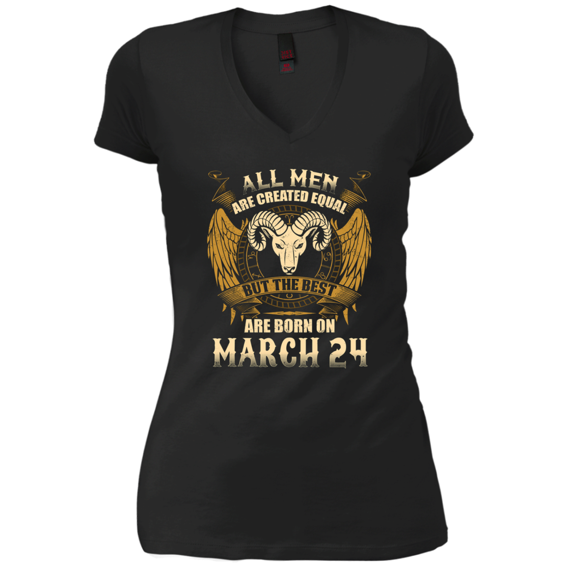 All Men Are Created Equal The Best Are Born March 24th Tee